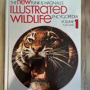 Excellent Condition "Illustrated Wildlife Encyclopedia: Volume 1" Hardcover Book